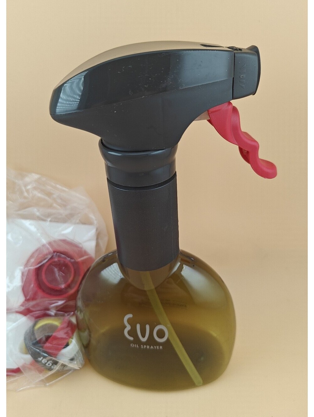 Evo Oil Sprayer 8oz Non-Aerosol Olive Oil Mister Cooking Bottle